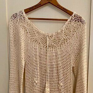 'Flair' Brand Vintage Crochet Dress from 1960s or 1970s